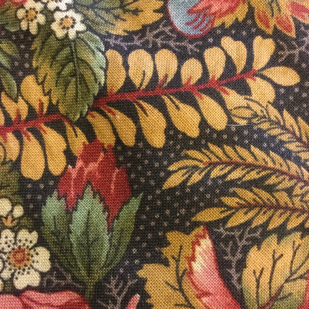 TANGO by Max Raab floral/tropical 58” necktie. 100% cotton. - Picture 5 of 6